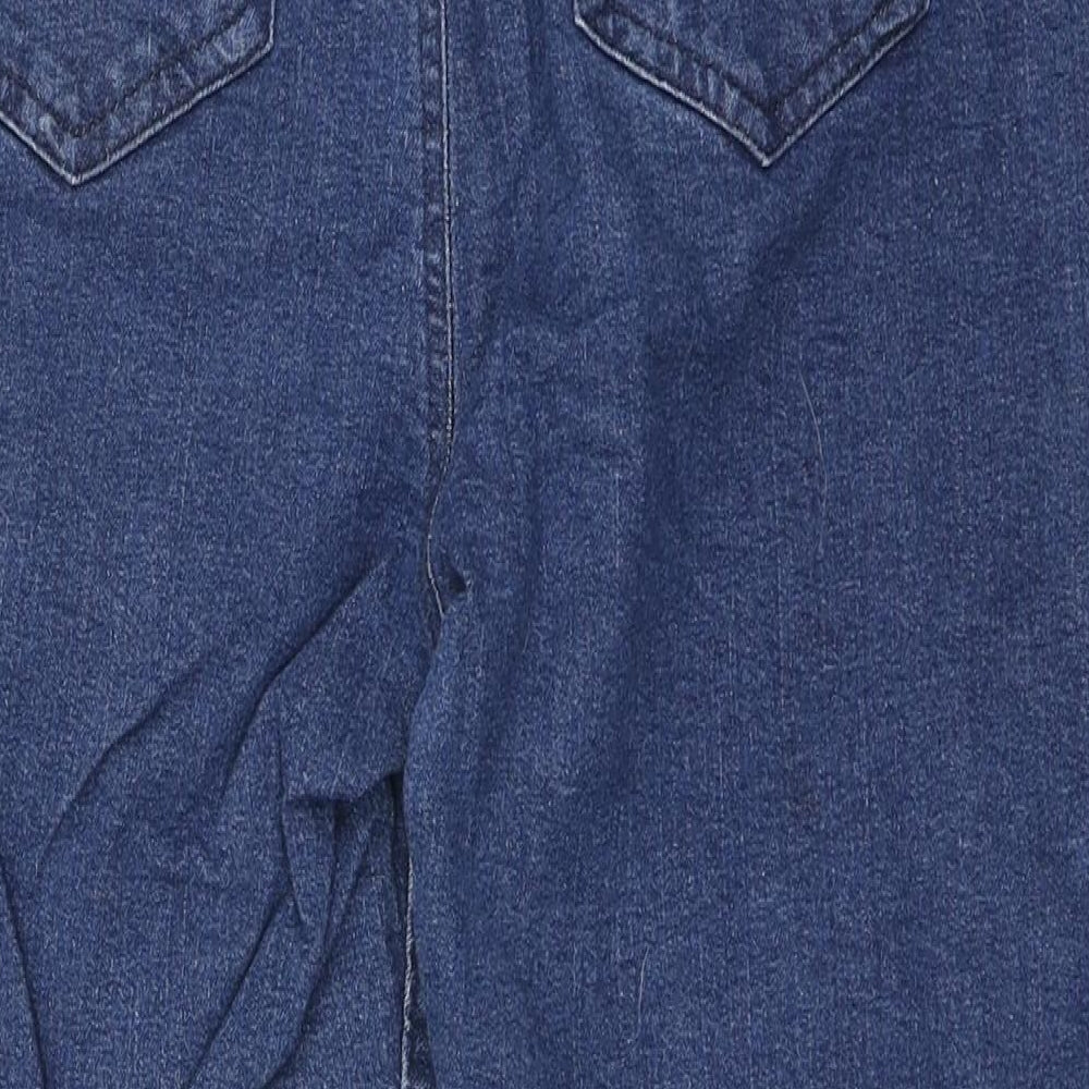 Intuition Womens Blue Cotton Cropped Jeans Size 14 L21 in Regular