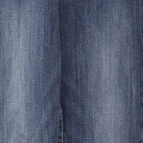 Zero Womens Blue Cotton Skinny Jeans Size 14 L32 in Regular Zip