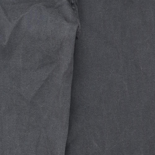 Blue Harbour Mens Grey Cotton Straight Jeans Size 32 in L28 in Regular Zip
