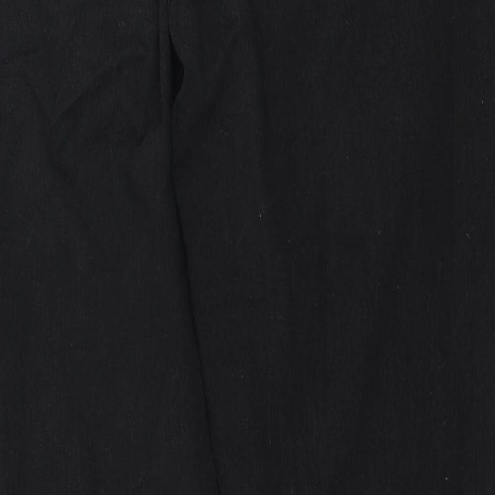 Union Blues Mens Black Cotton Straight Jeans Size 38 in L30 in Regular Zip