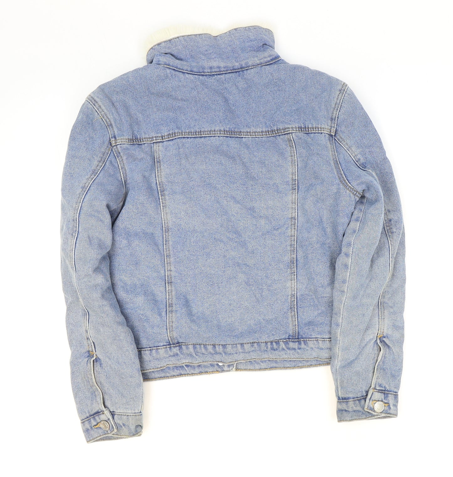 Primark Boys Blue Jacket Size 9-10 Years Button