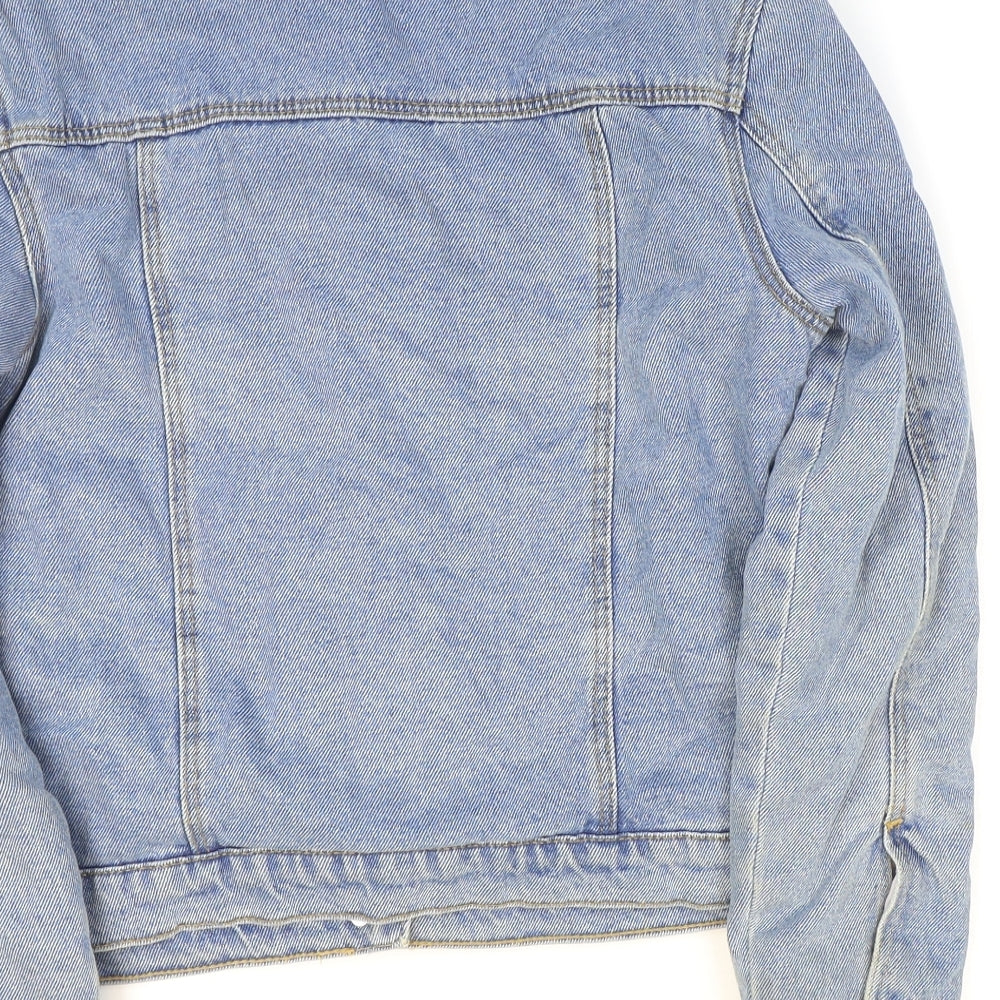 Primark Boys Blue Jacket Size 9-10 Years Button