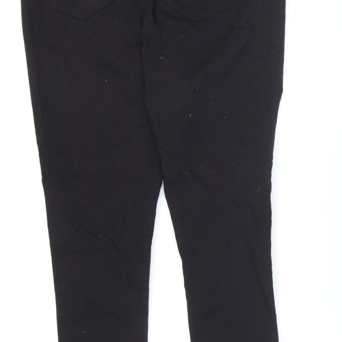 George Womens Black Cotton Skinny Jeans Size 12 L27 in Regular