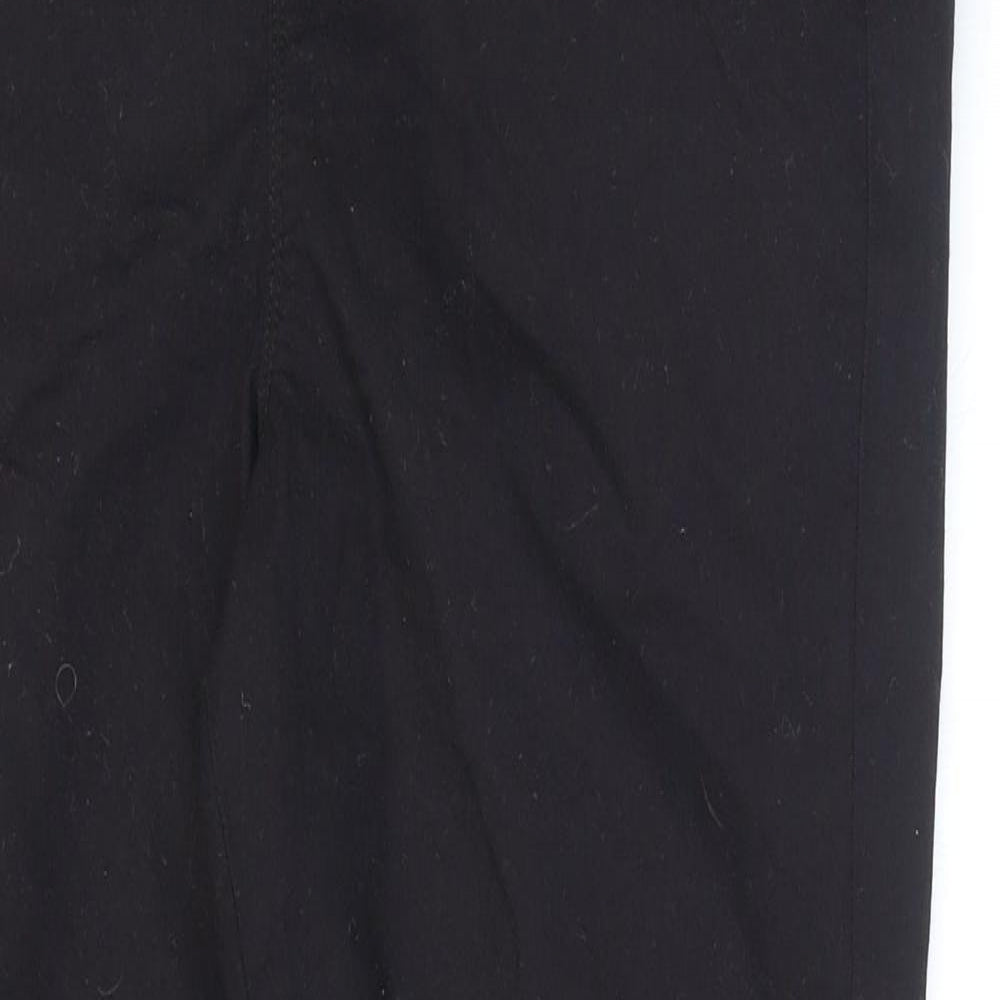 George Womens Black Cotton Skinny Jeans Size 12 L27 in Regular