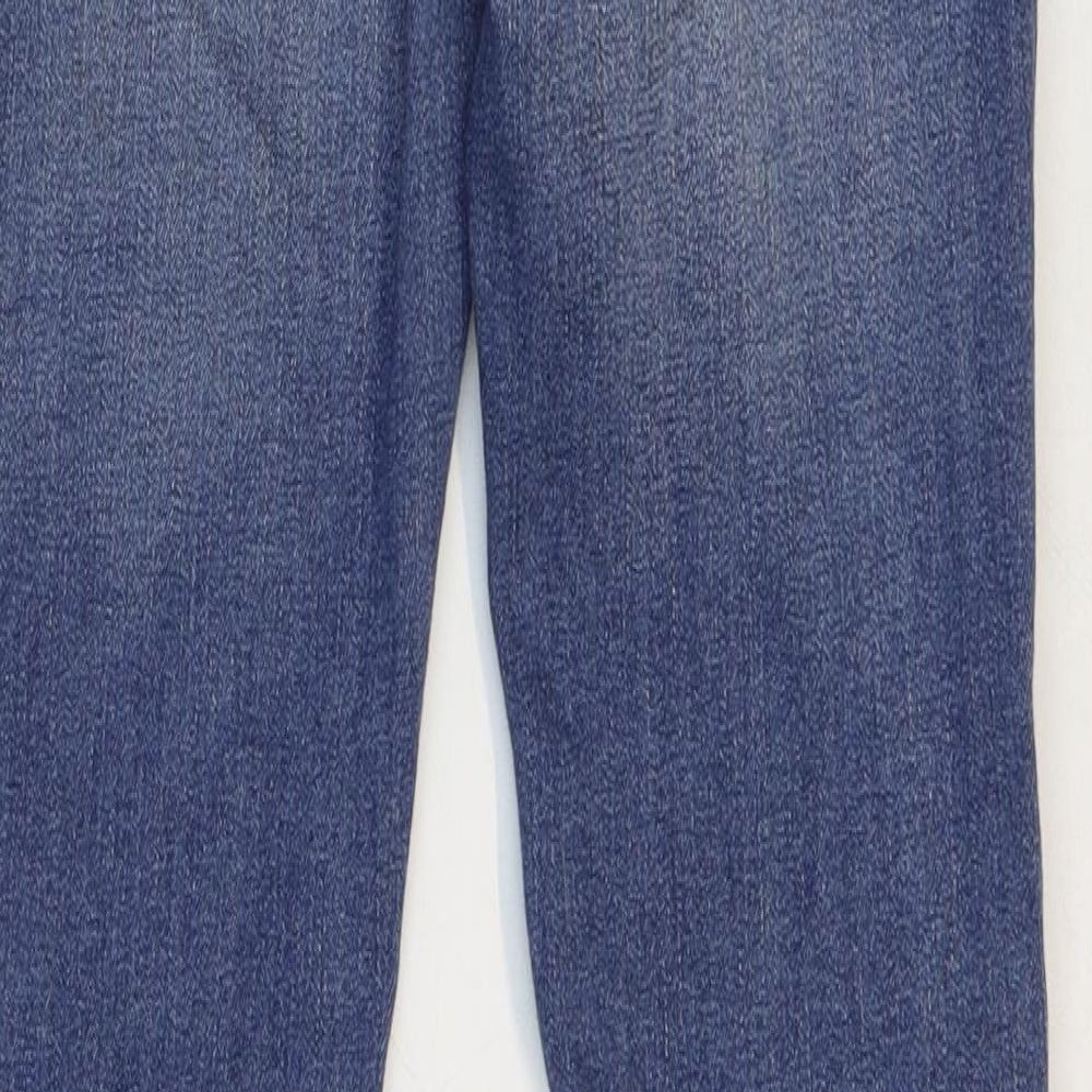 Primark Mens Blue Cotton Skinny Jeans Size 32 in L28 in Regular Zip