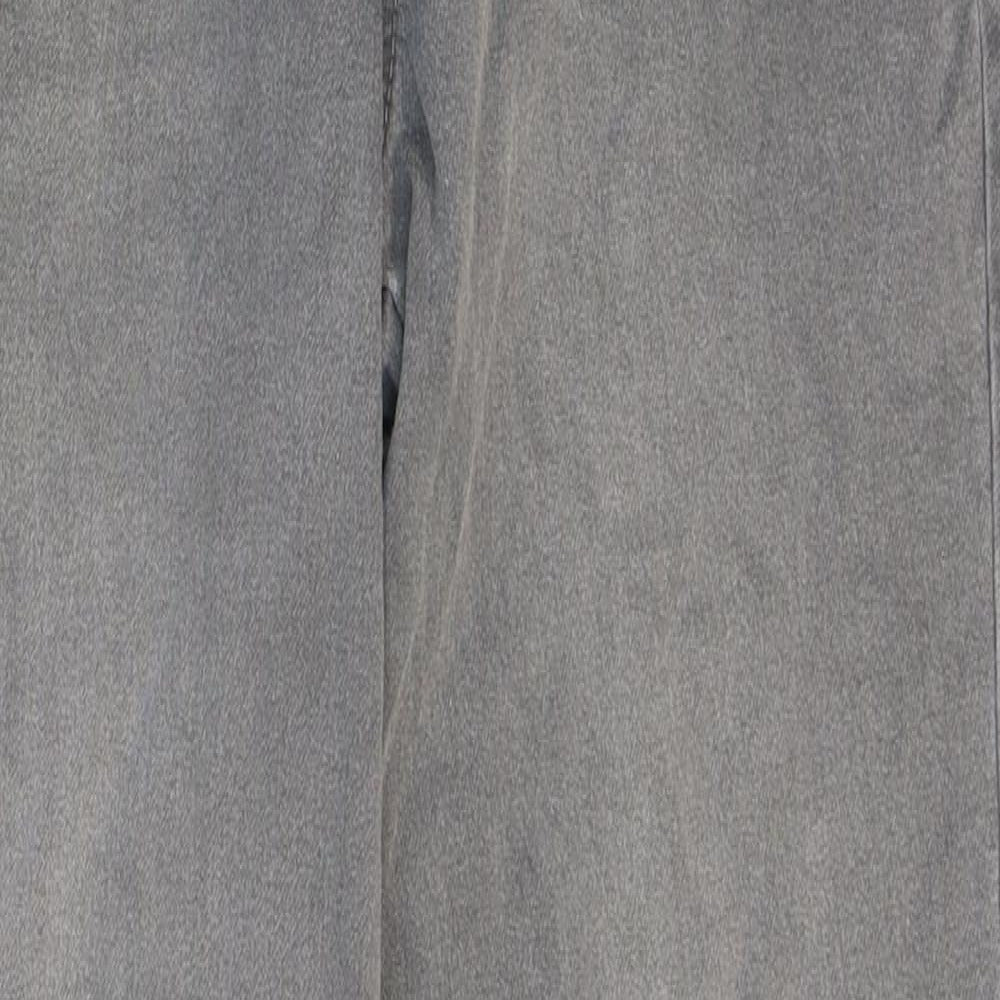 Primark Boys Grey Cotton Tapered Jeans Size 11-12 Years Regular Drawstring