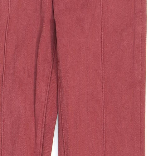Denim Storage Womens Red Cotton Jegging Jeans Size 8 L27 in Regular Zip