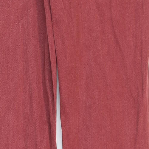 Denim Storage Womens Red Cotton Jegging Jeans Size 8 L27 in Regular Zip