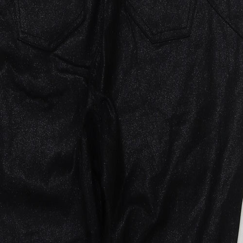 Preworn Womens Black Cotton Jegging Jeans Size 28 L29 in Regular