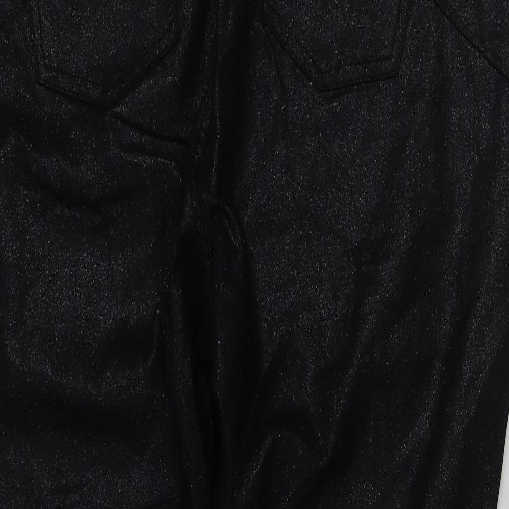 Preworn Womens Black Cotton Jegging Jeans Size 28 L29 in Regular