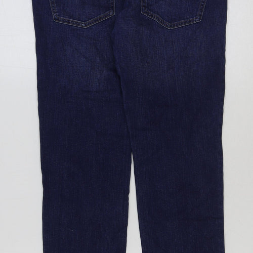 NEXT Mens Blue Cotton Straight Jeans Size 30 in L28 in Regular Button