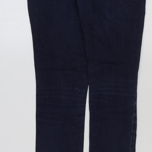 Signature by Levi Strauss & Co. Womens Blue Cotton Skinny Jeans Size 28 in L33 in Regular Button