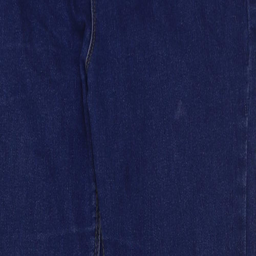 Denim & Co. Boys Blue Cotton Skinny Jeans Size 14-15 Years Regular Button