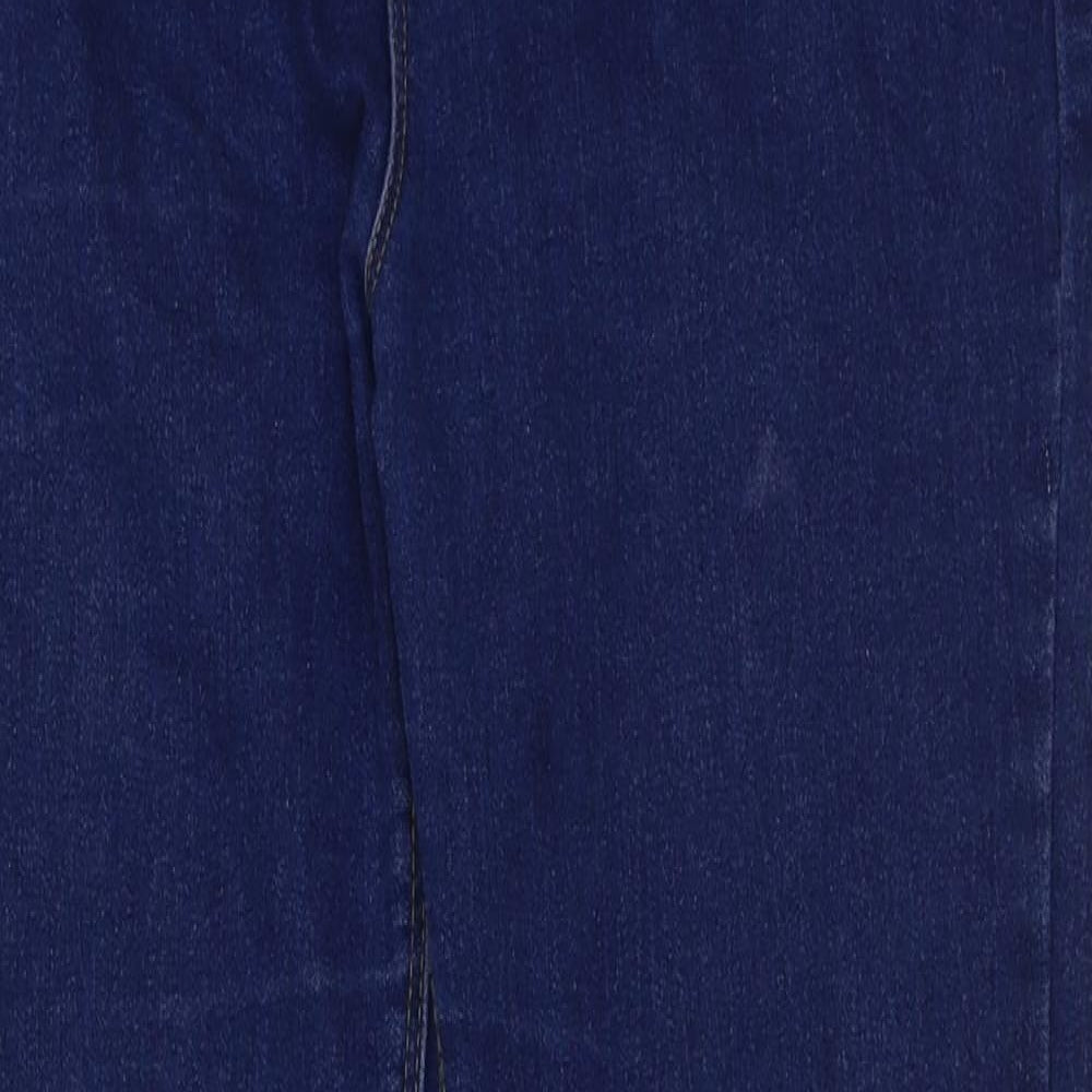 Denim & Co. Boys Blue Cotton Skinny Jeans Size 14-15 Years Regular Button
