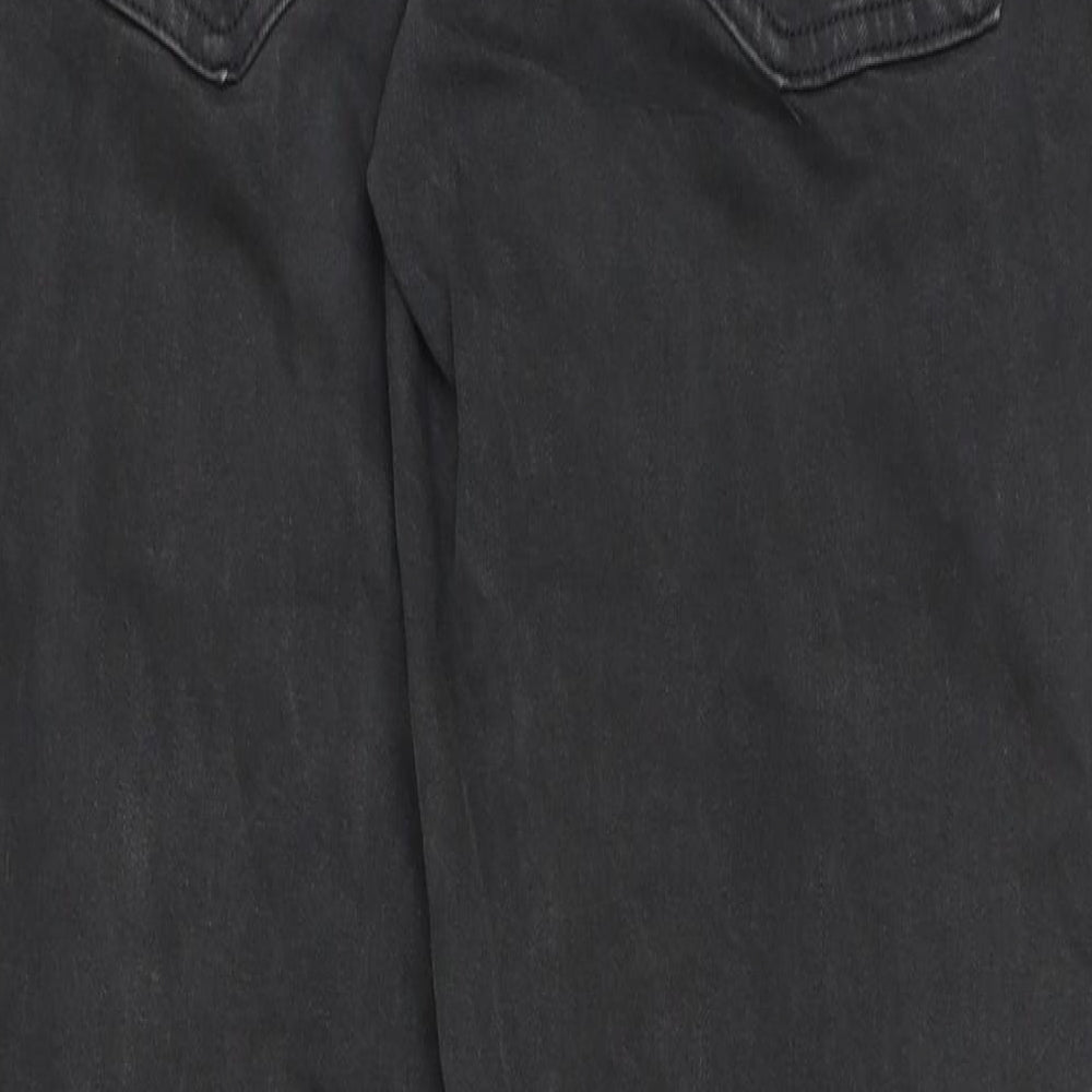 NEXT Mens Grey Cotton Straight Jeans Size 30 in L31 in Regular Button