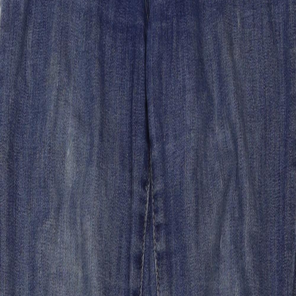 H&M Womens Blue Cotton Skinny Jeans Size 26 in L31 in Regular Button