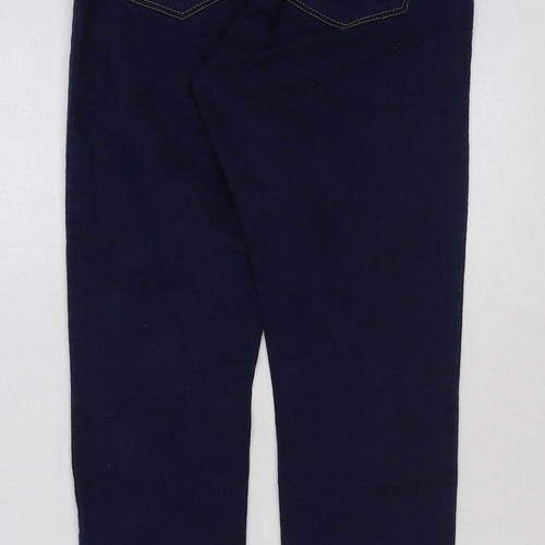 Papaya Womens Blue Cotton Jegging Jeans Size 12 L30 in Regular