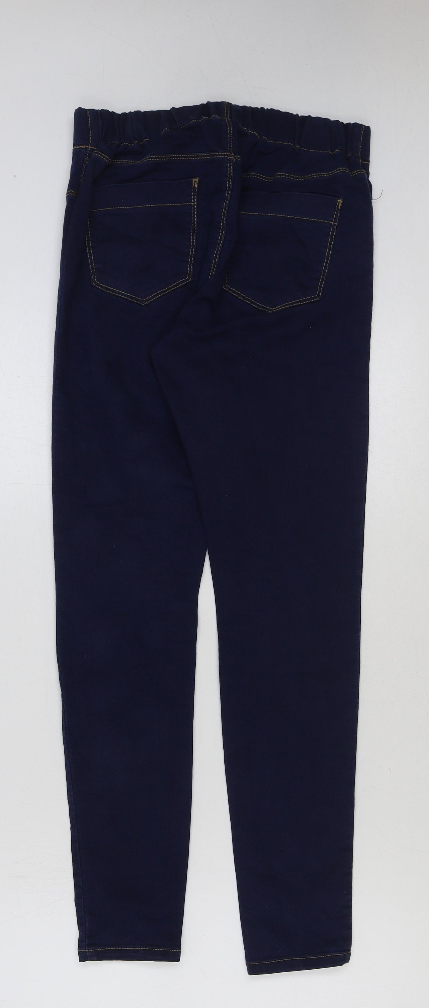 Papaya Womens Blue Cotton Jegging Jeans Size 12 L30 in Regular