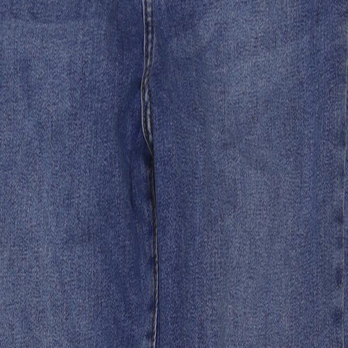 Denim & Co. Boys Blue Cotton Skinny Jeans Size 10-11 Years Regular Button