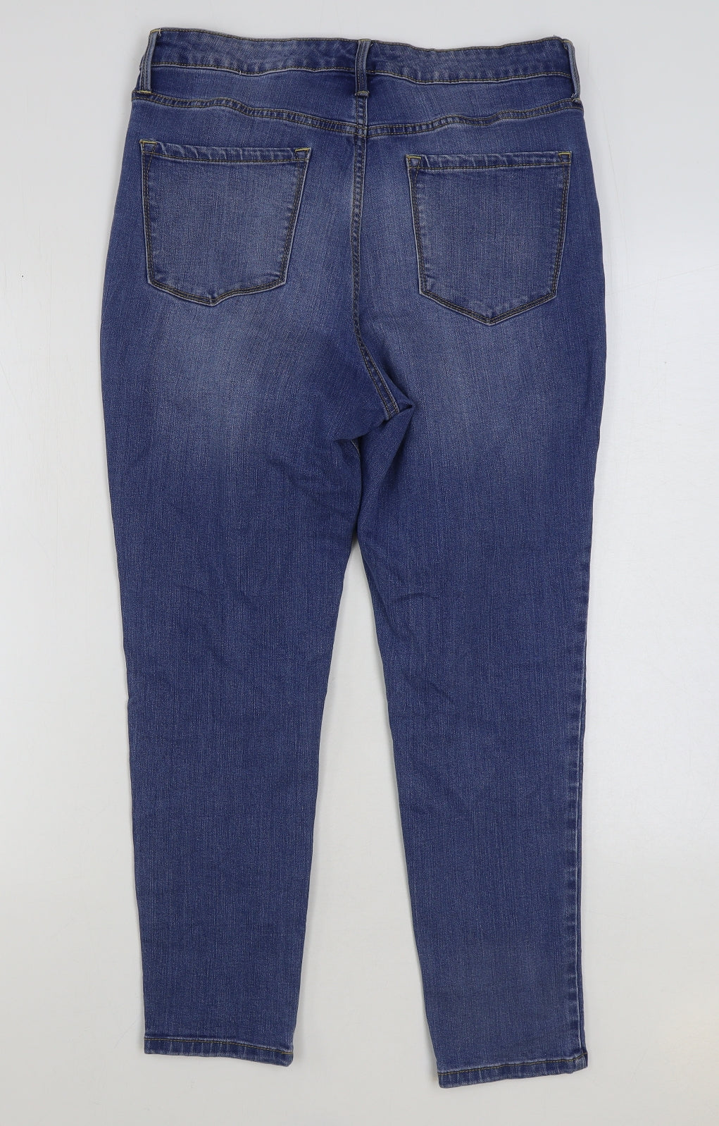 Bandolino Womens Blue Cotton Skinny Jeans Size 18 L26 in Regular Button