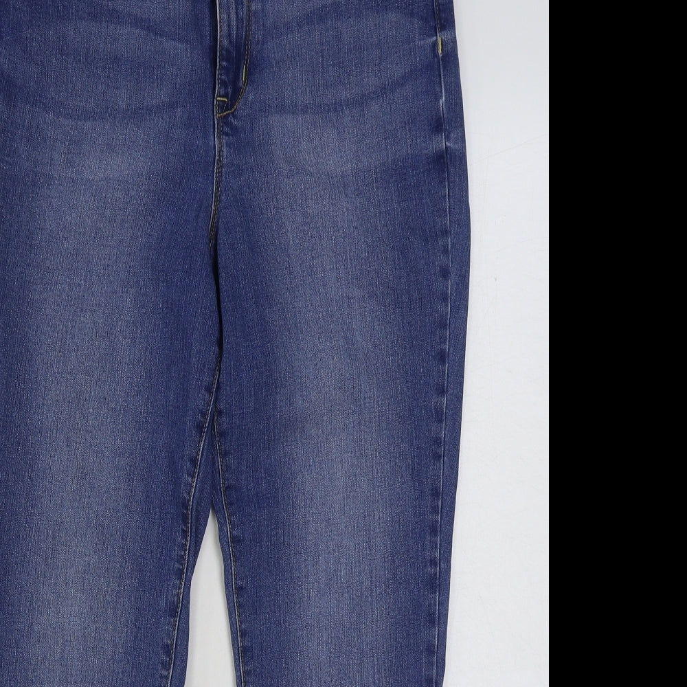 Bandolino Womens Blue Cotton Skinny Jeans Size 18 L26 in Regular Button
