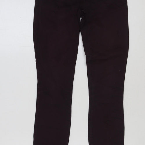 Gap Womens Purple Cotton Skinny Jeans Size 28 in L30 in Regular Button