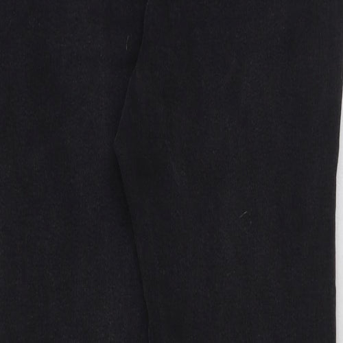 Denim & Co. Womens Black Cotton Skinny Jeans Size 14 L28 in Regular Button