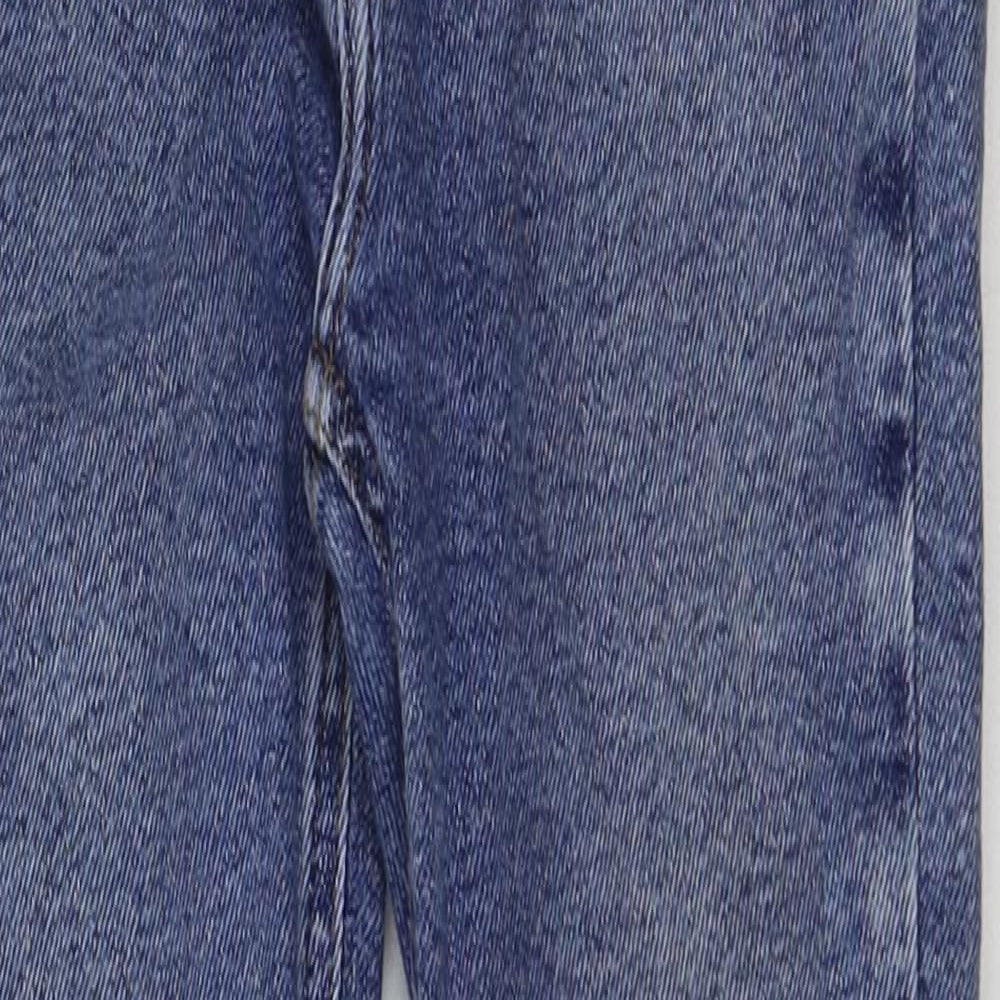 New Look Womens Blue Cotton Skinny Jeans Size 6 L26 in Regular Button