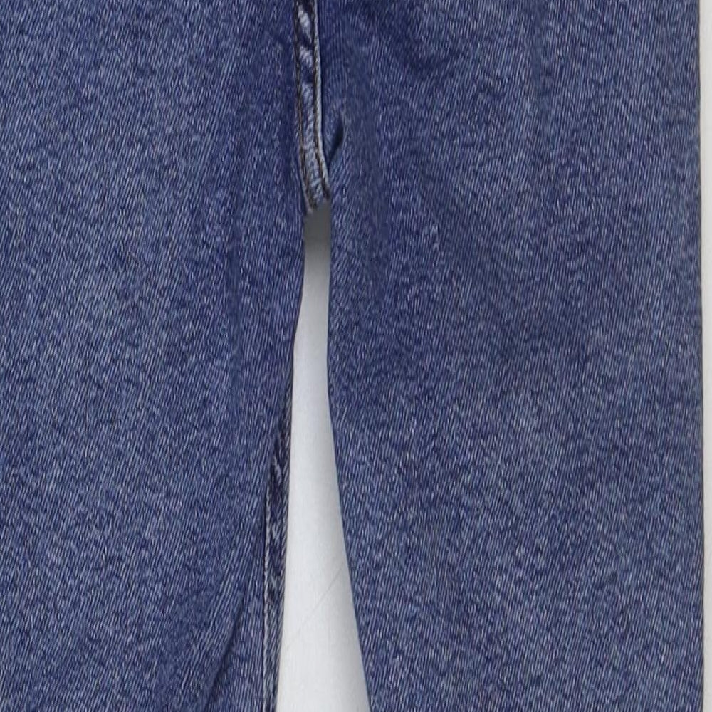 New Look Womens Blue Cotton Skinny Jeans Size 6 L26 in Regular Button