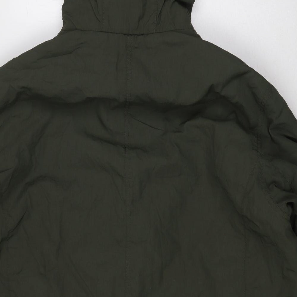 NEXT Mens Green Rain Coat Coat Size 3XL Zip