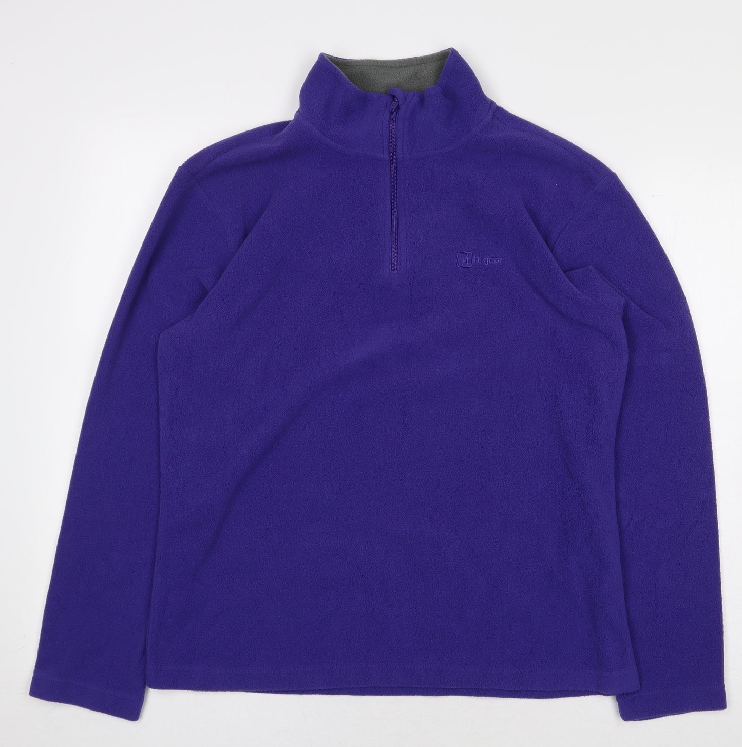 Hi Gear Womens Purple Polyester Pullover Sweatshirt Size 12 Zip