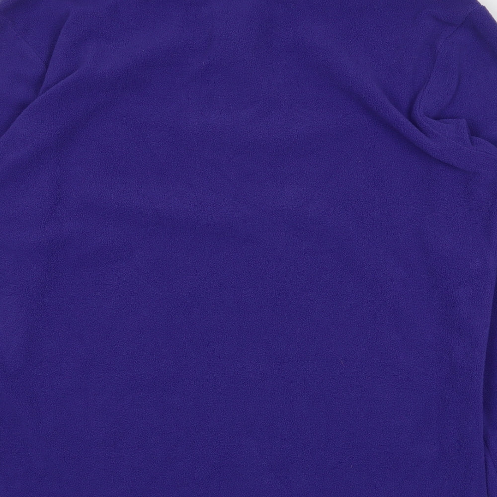 Hi Gear Womens Purple Polyester Pullover Sweatshirt Size 12 Zip