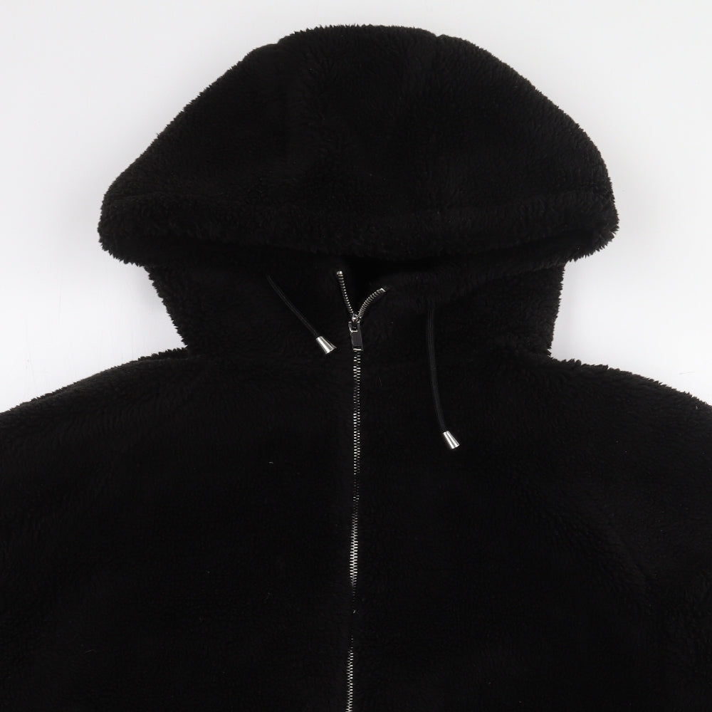 Primark Womens Black Polyester Full Zip Hoodie Size XL Zip