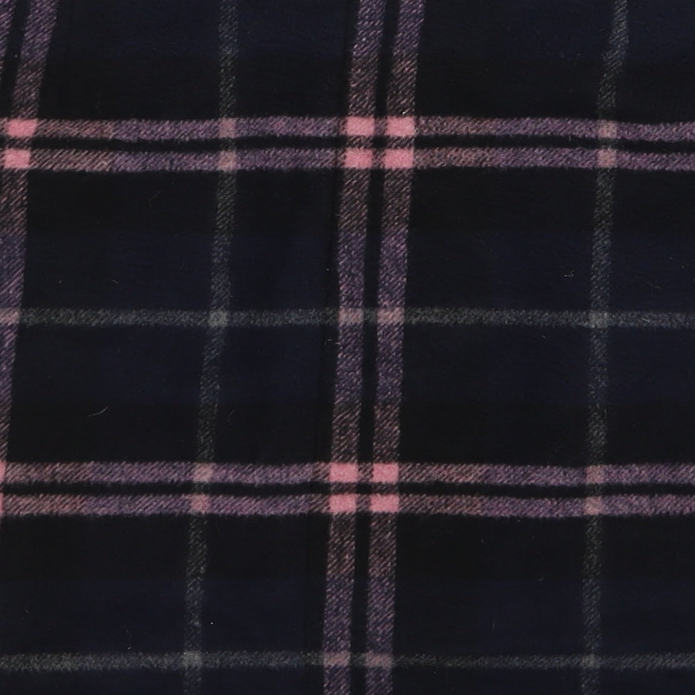Peacocks Womens Blue Plaid Polyester Mini Skirt Size 16 Zip