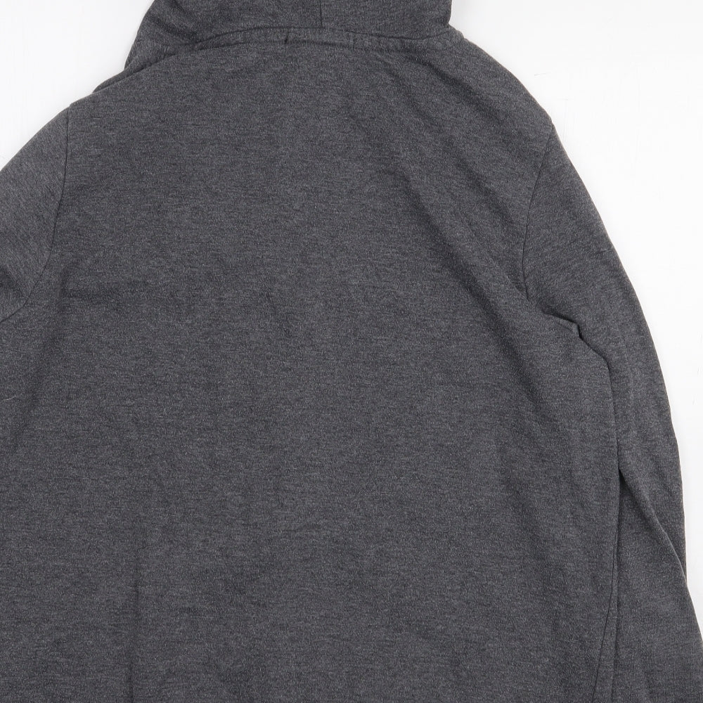 George Womens Grey Polyester Full Zip Hoodie Size 20 Zip