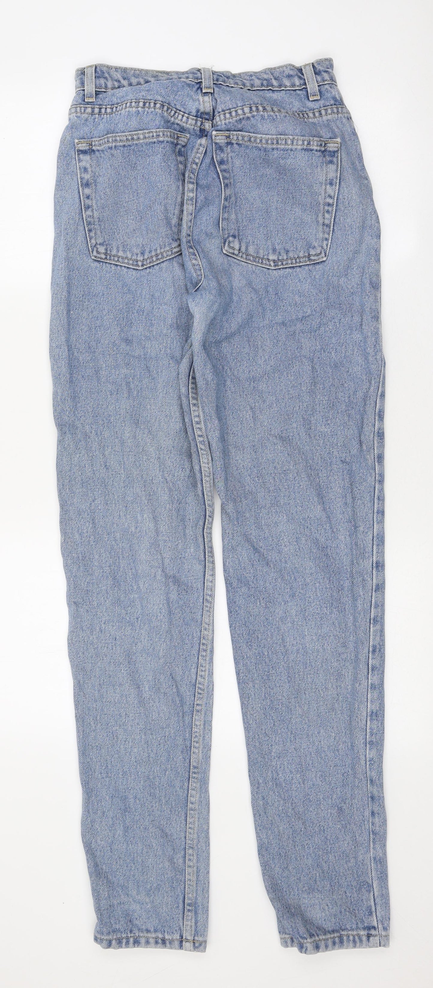 American Apperal Womens Blue 100% Cotton Tapered Jeans Size 30 in L32 in Regular Zip