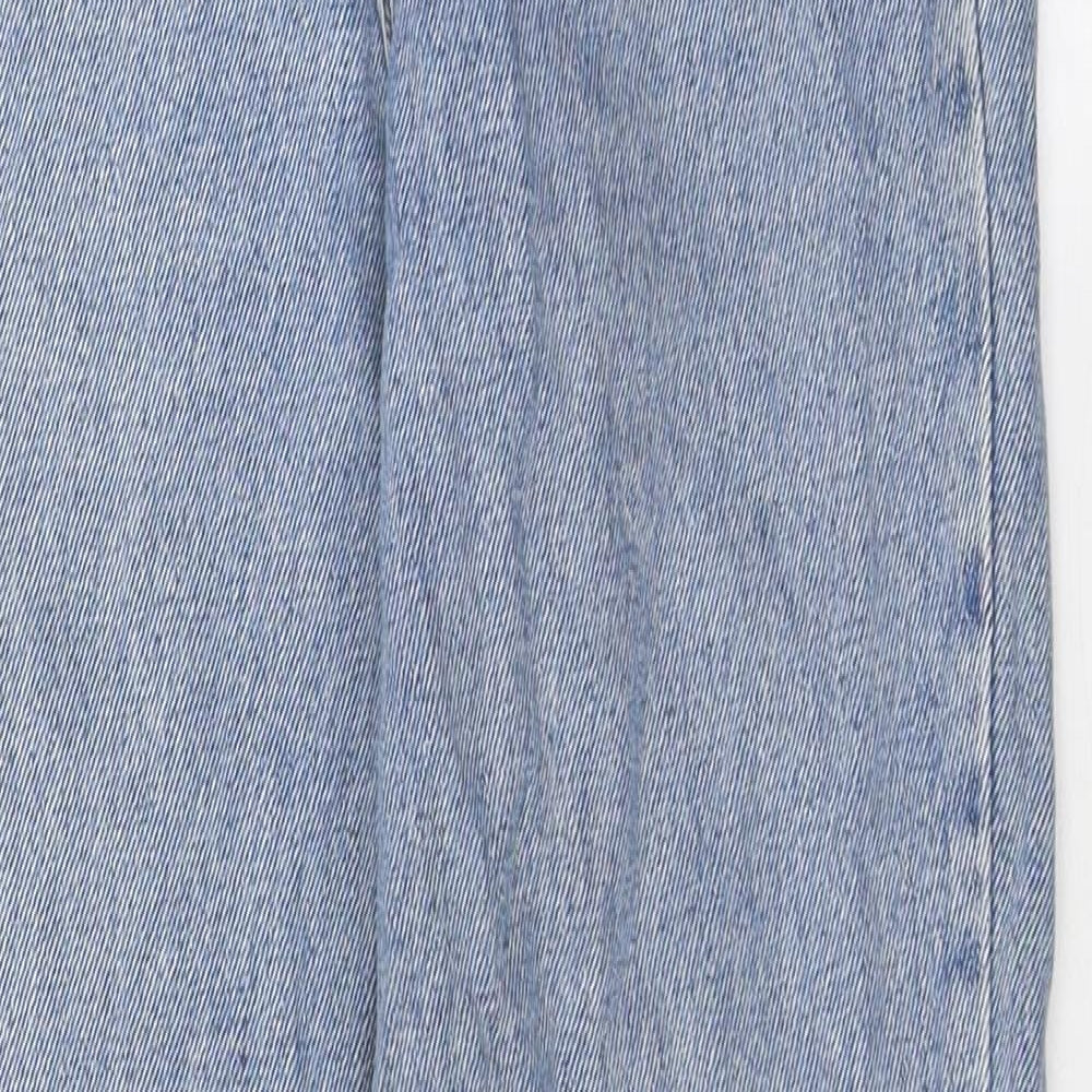 American Apperal Womens Blue 100% Cotton Tapered Jeans Size 30 in L32 in Regular Zip