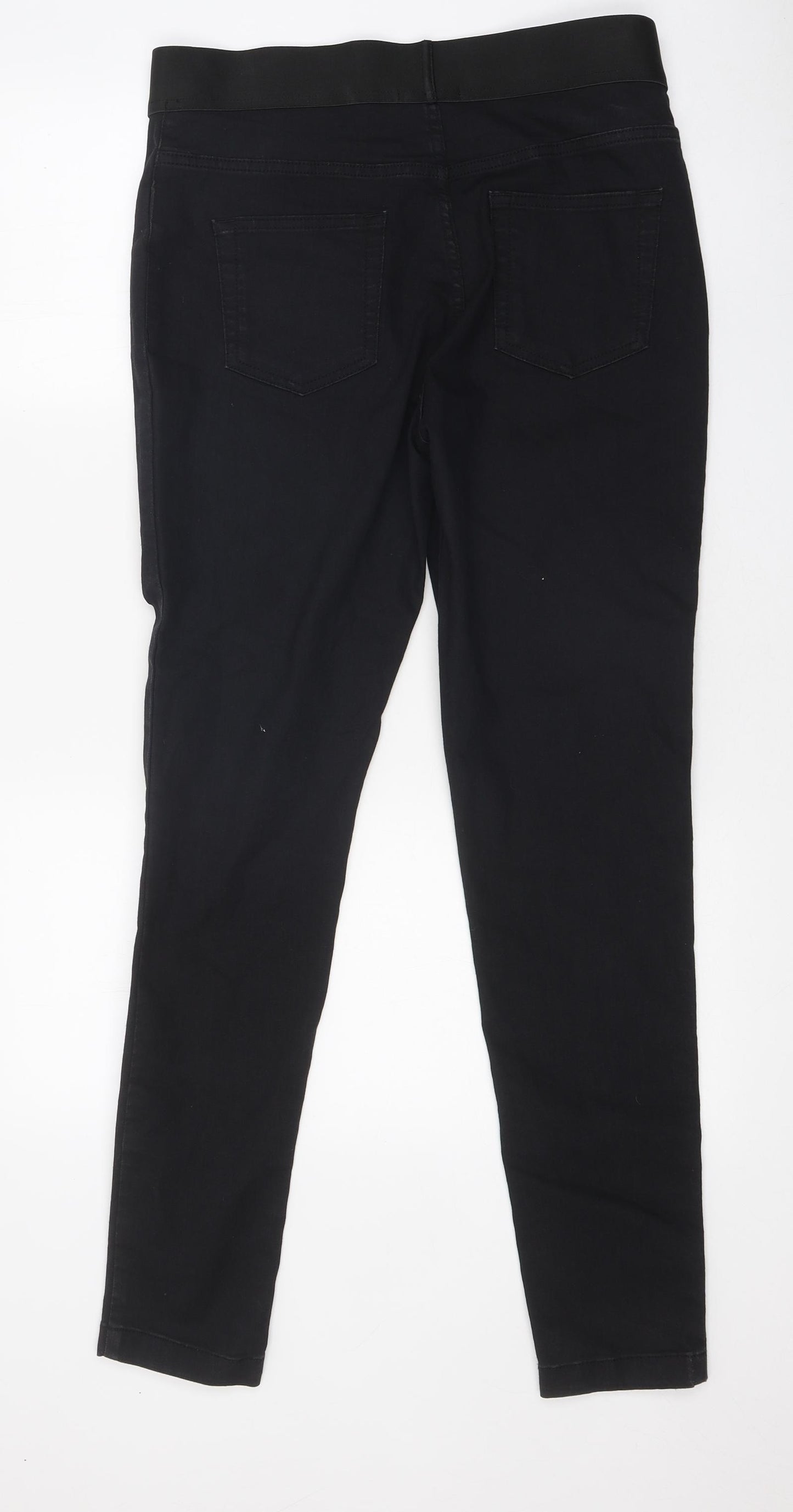 Marks and Spencer Womens Black 100% Cotton Jegging Jeans Size 14 L30 in Regular