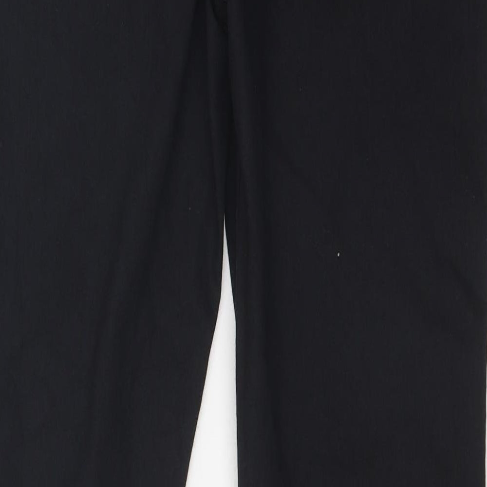Marks and Spencer Womens Black 100% Cotton Jegging Jeans Size 14 L30 in Regular