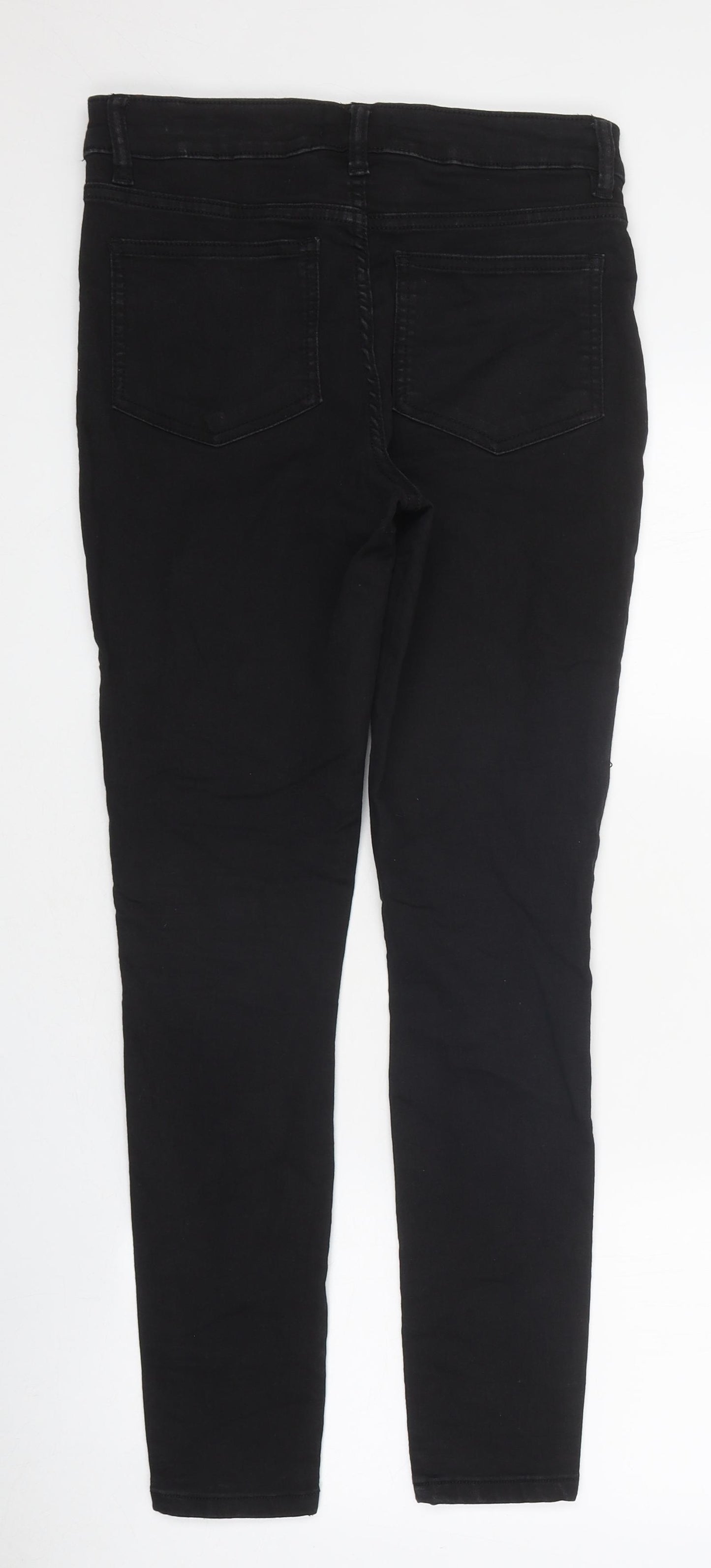 Friends Like These Womens Black 100% Cotton Skinny Jeans Size 10 L30 in Regular Zip
