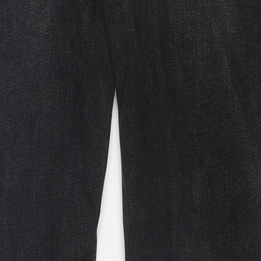 American Eagle Mens Black Cotton Straight Jeans Size 36 in L29 in Regular Zip