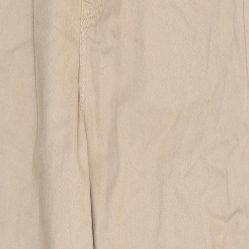 Divided by H&M Womens Beige 100% Cotton Mom Jeans Size 28 in L32 in Regular Zip