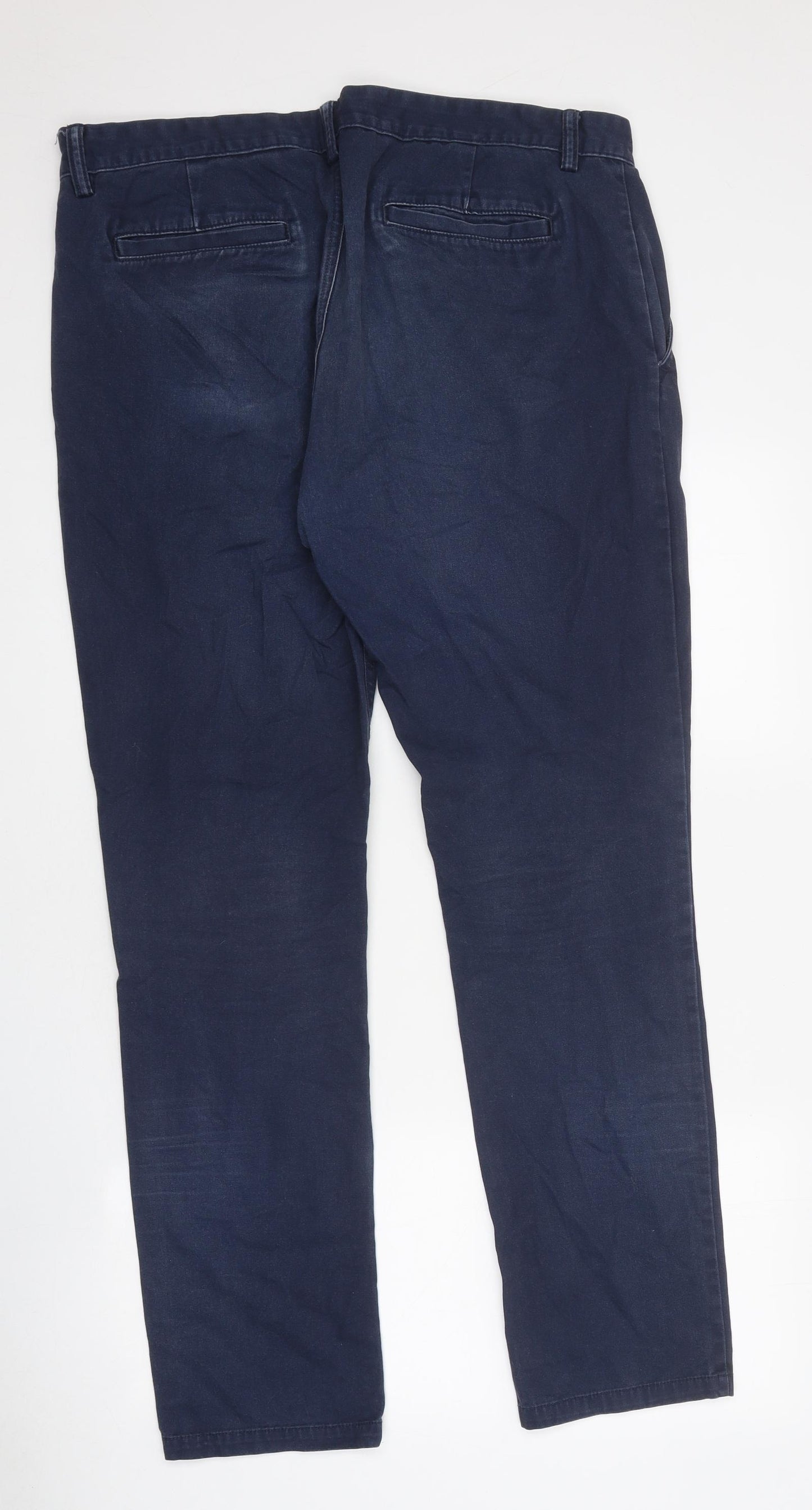 Old Navy Mens Blue Cotton Skinny Jeans Size 34 in L32 in Regular Zip
