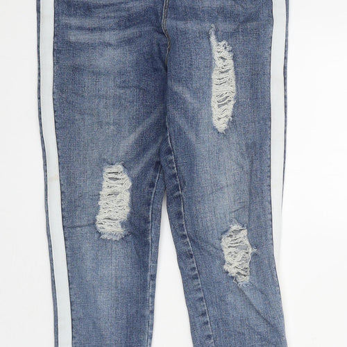 DaVinci Womens Blue 100% Cotton Skinny Jeans Size 25 in L26 in Regular Zip