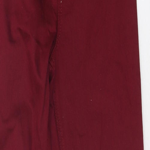 Marks and Spencer Womens Red 100% Cotton Jegging Jeans Size 8 L28 in Regular