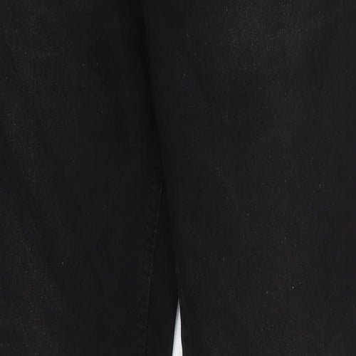 Zara Womens Black 100% Cotton Skinny Jeans Size 36 in L30 in Regular Zip