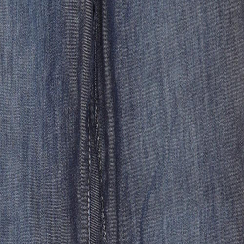 Calvin Klein Mens Blue Cotton Straight Jeans Size 32 in L32 in Regular Button