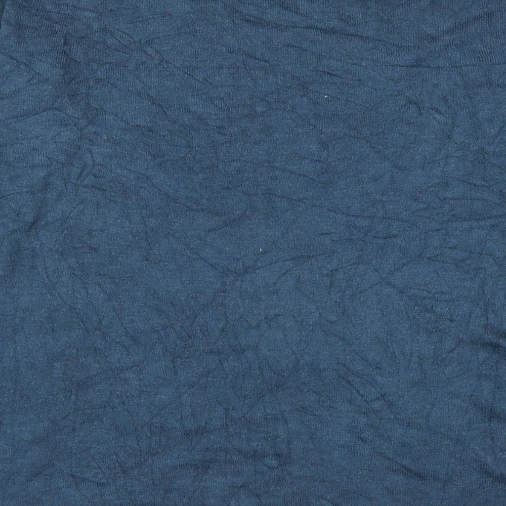 Atmosphere Womens Blue V-Neck Viscose Pullover Jumper Size 10