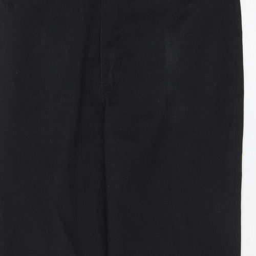 Rustler Mens Black Polyester Straight Jeans Size 33 in L32 in Regular Zip