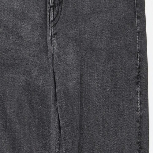 Lash Womens Grey Cotton Mom Jeans Size 30 in L30 in Regular Zip